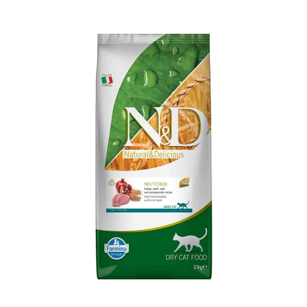 N&d Düşük Tahıllı Hindili Kısırlaştırılmış Yetişkin Kedi Maması 10 KG | SRC: Barcode: 8010276040275